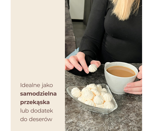 LOCCO Locco 48 kcal Niskokaloryczne bezy proteinowe Waniliowe - 1503764 - zdjęcie 5